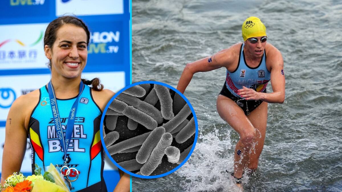 Atleta del triatlón podría haber contraído E. coli en el rio Sena. Foto: Especial