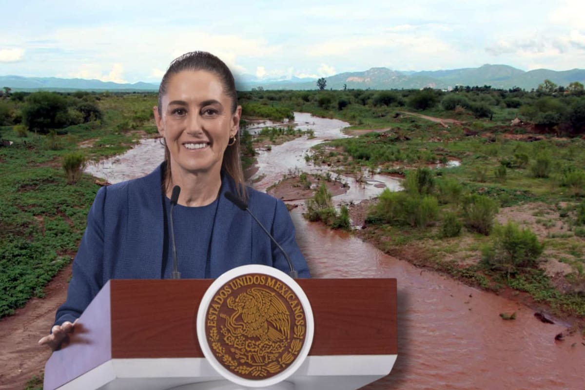 Sheinbaum afirma que continúa diálogo con Grupo México para limpiar el Río Sonora