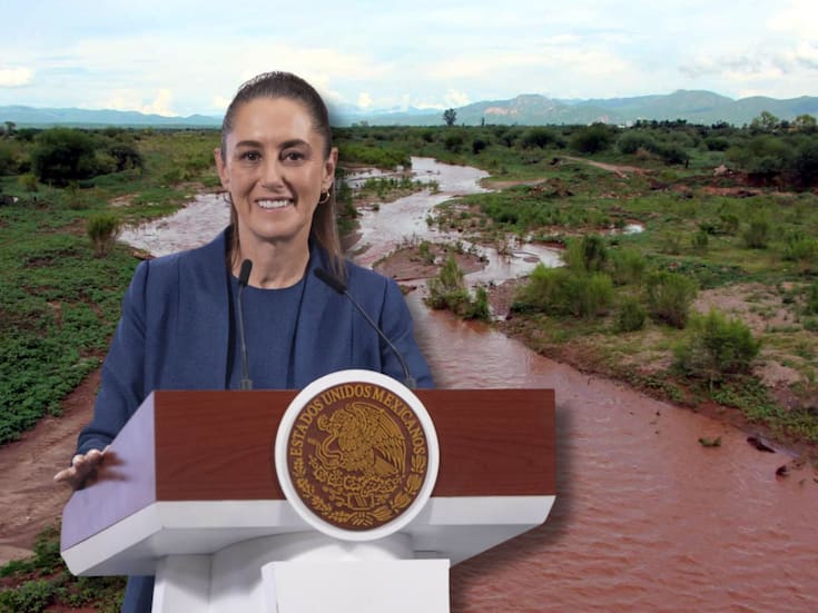 Sheinbaum afirma que continúa diálogo con Grupo México para limpiar el Río Sonora