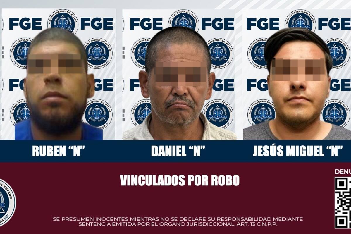 Dan prisión preventiva para tres imputados por robos con violencia