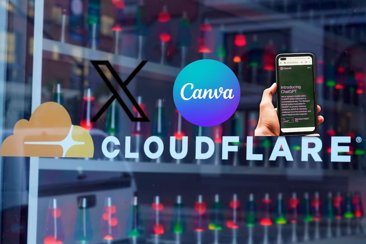 ¿Canva y X se cayeron? Cloudflare falla y ‘salpica’ también ChatGPT, Deepseek y otras IA además de videojuegos mientras la compañía informa qué sucedió y cómo procederá