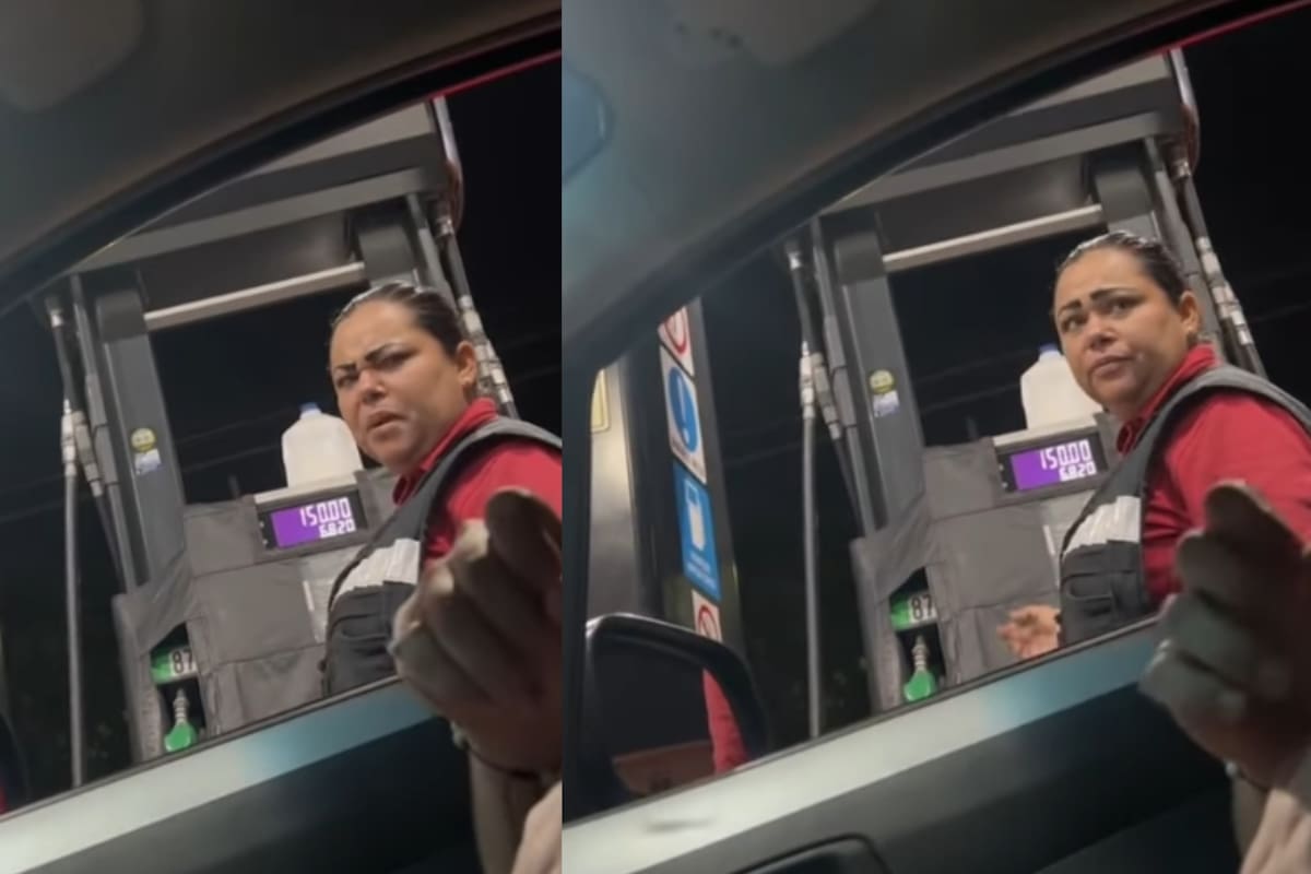 “Le pone 8 mil pesos de la verde”: joven va a la gasolinera y desconcierta a la trabajadora con su petición