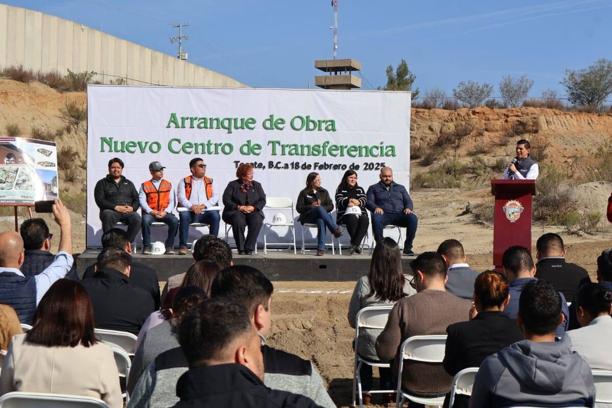 Inicia construcción del nuevo centro de transferencia en Tecate