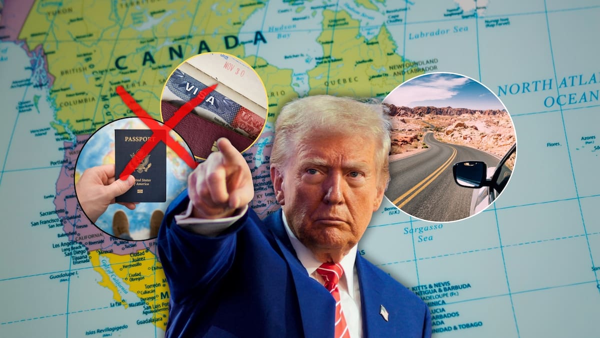 Entrar a Estados Unidos sin visa: los documentos válidos para ciudadanos canadienses por tierra o mar. Foto: Especial (Reuters/Canva)