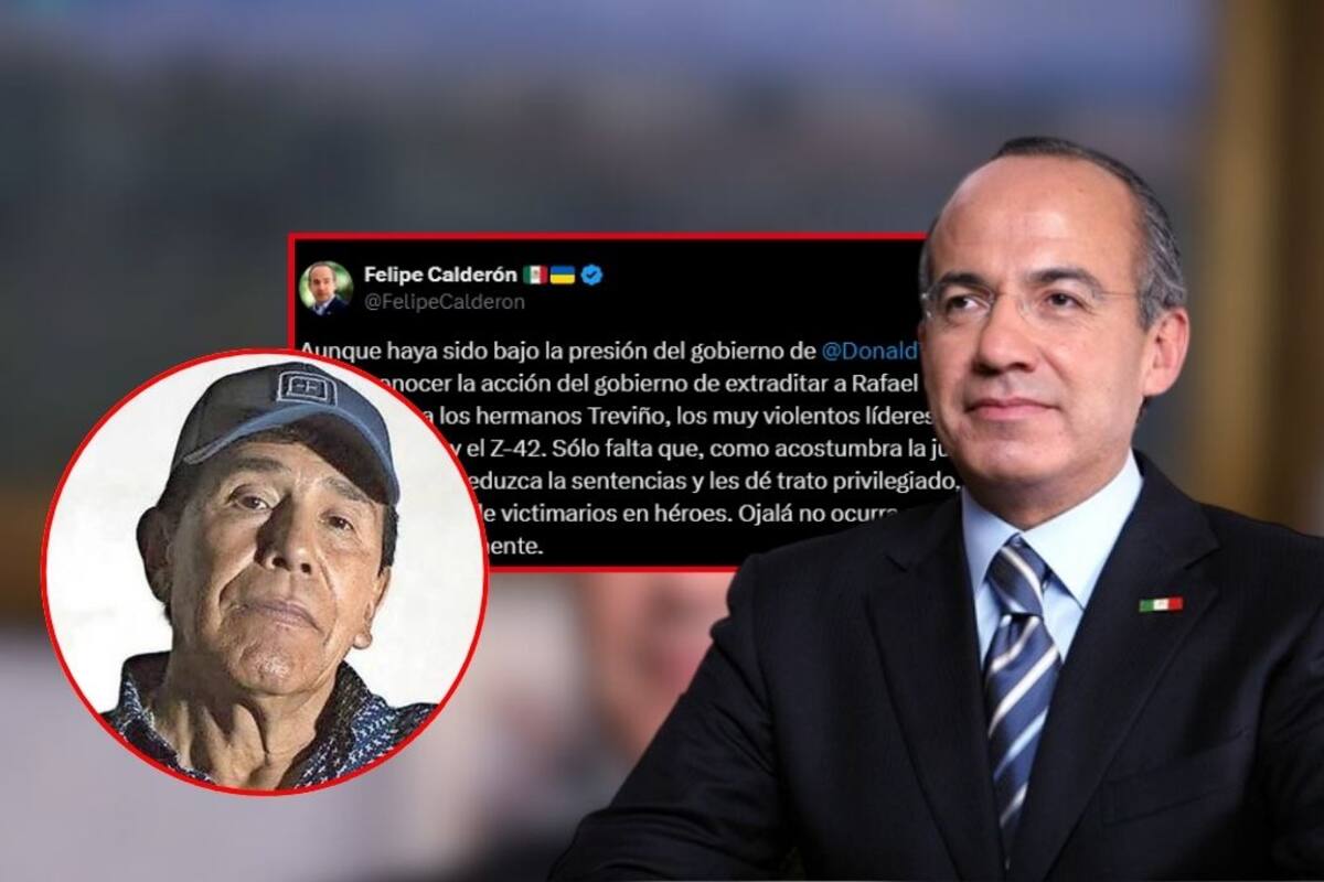 “Hay que reconocer al gobierno” dice Felipe Calderón tras extradición de Caro Quintero y narcotraficantes a EU