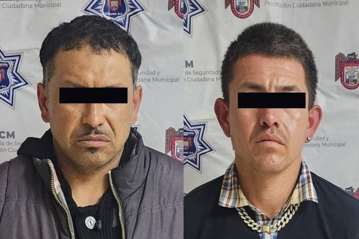 Capturan a dos sujetos por homicidio la zona Centro de Tijuana
