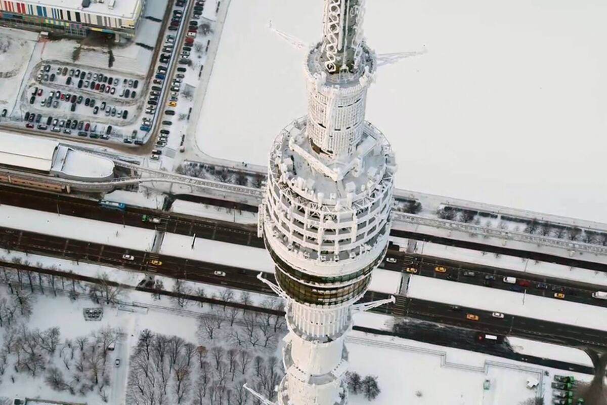 Impresionantes imágenes de la torre de televisión más alta de Europa