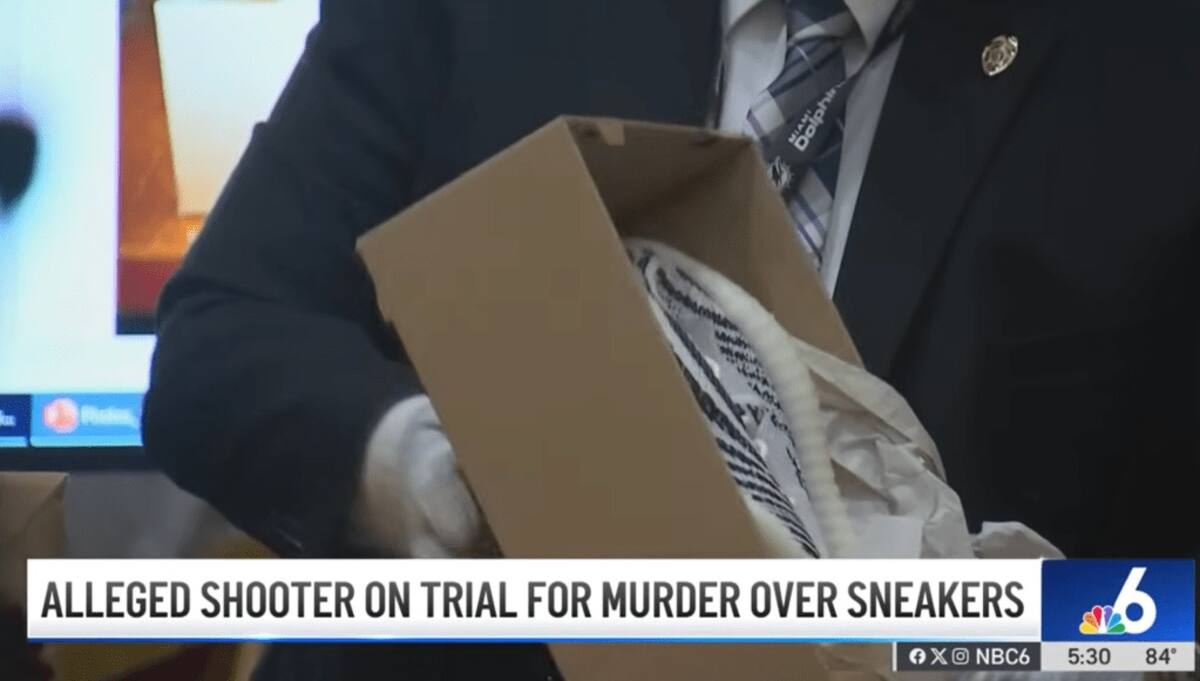 Los tenis Yeezy fueron el motivo del asesinato de la joven en 2020. | Crédito: Youtube/NBC 6 South Florida