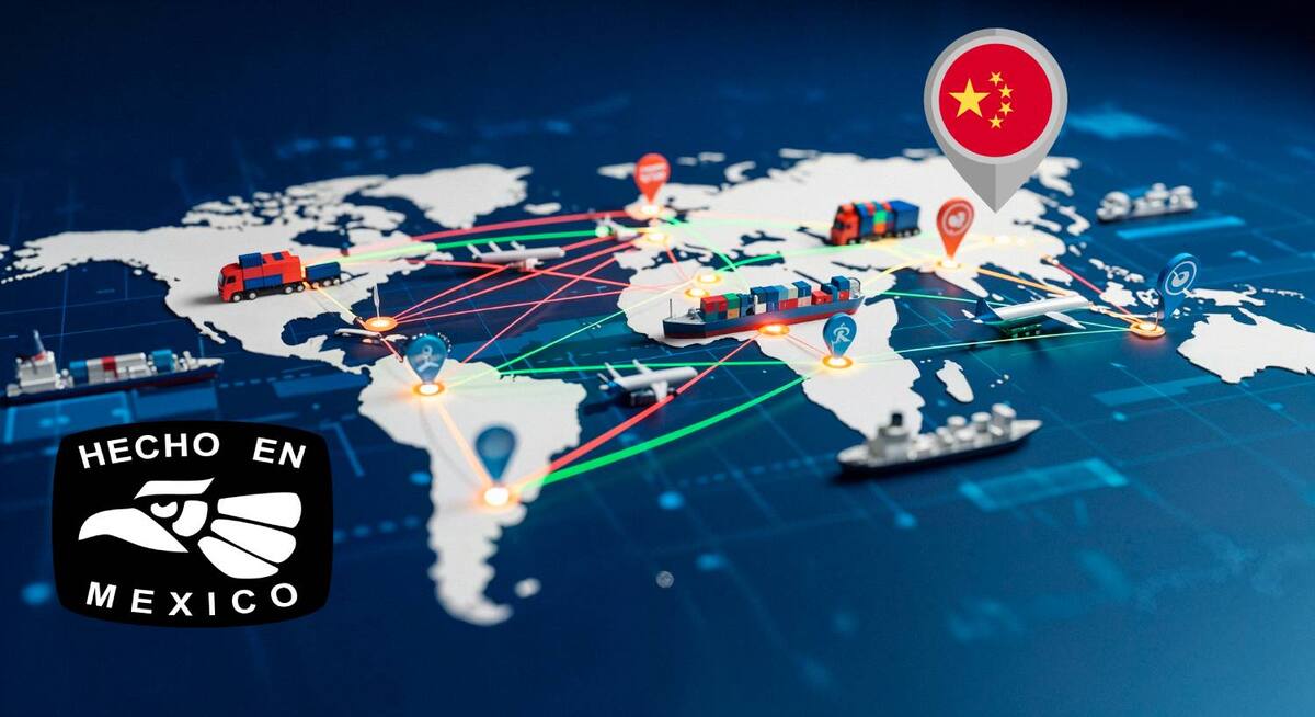 El secretario de Economía, Marcelo Ebrard indicó que mientras México exporta un dólar a China, ellos importa 11 a este país