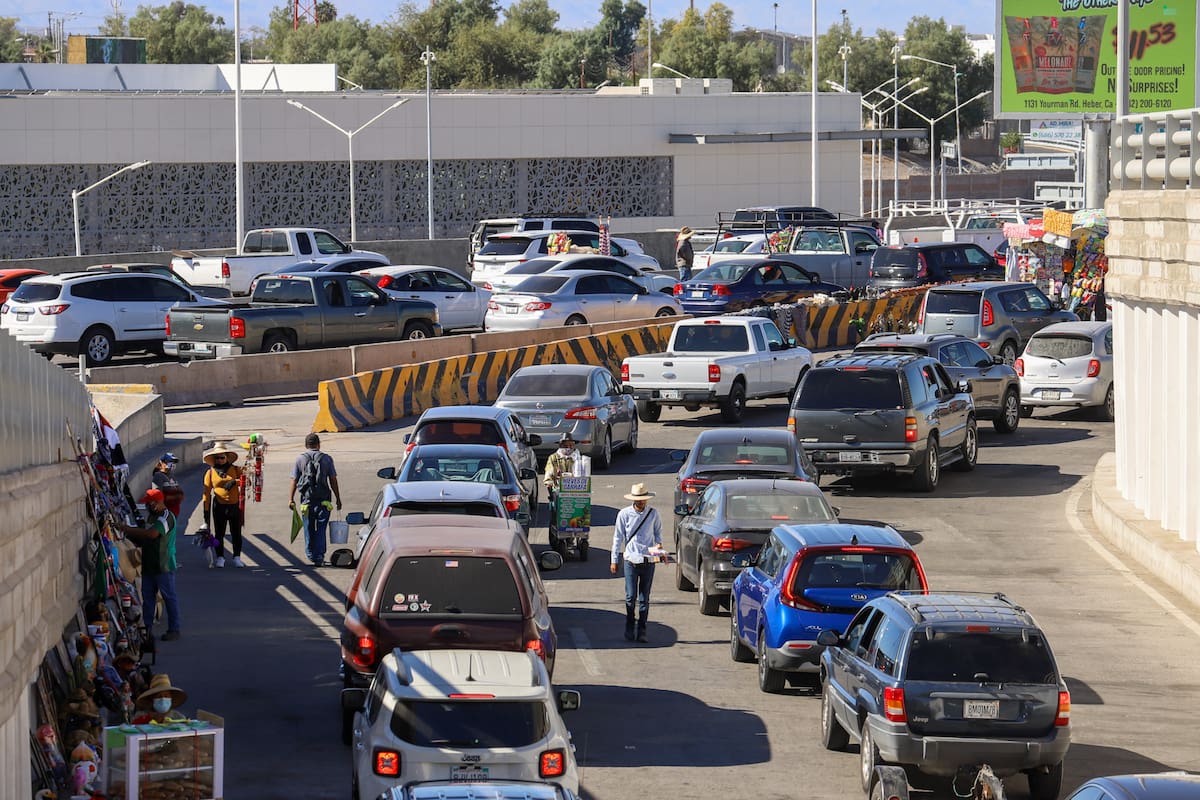 9 minutos de espera para cruzar desde garita Nuevo Mexicali