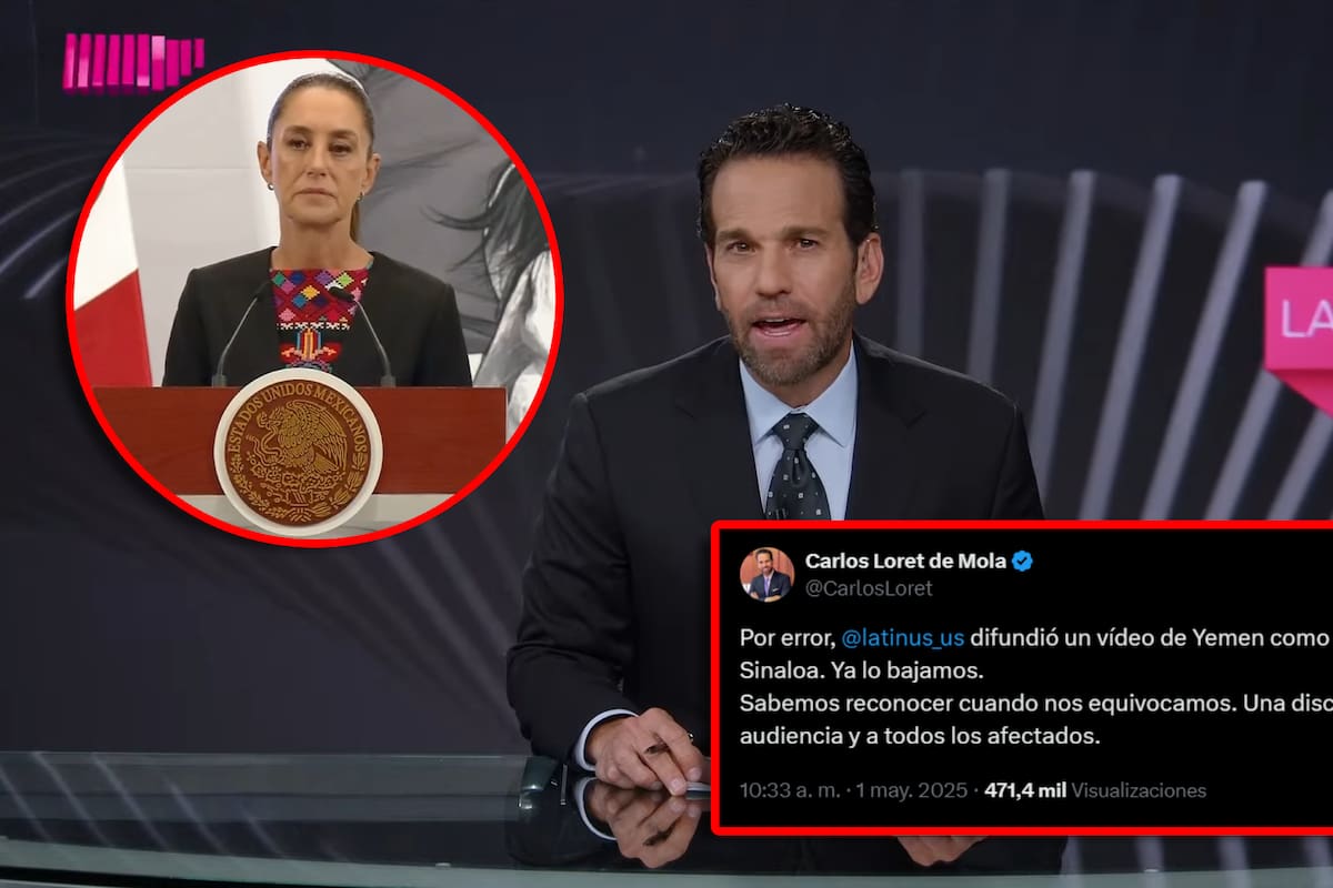 Loret de Mola causa polémica en redes sociales al disculparse por video publicado en Latinus donde menciona hechos violentos en Sinaloa pero sucedieron en Yemen
