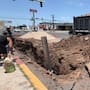 Reparan socavón en cruce de Cajeme y Miguel Alemán de CO