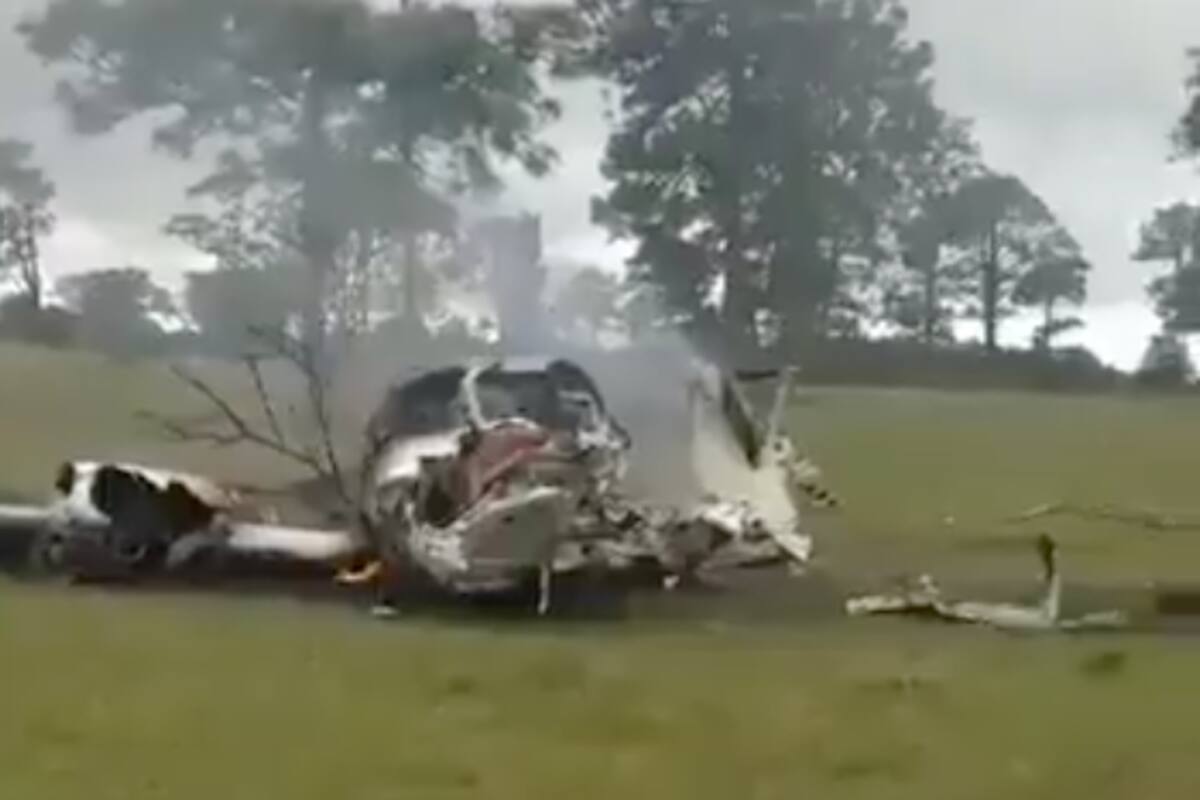 Se desploma aeronave en Comitán, Chiapas