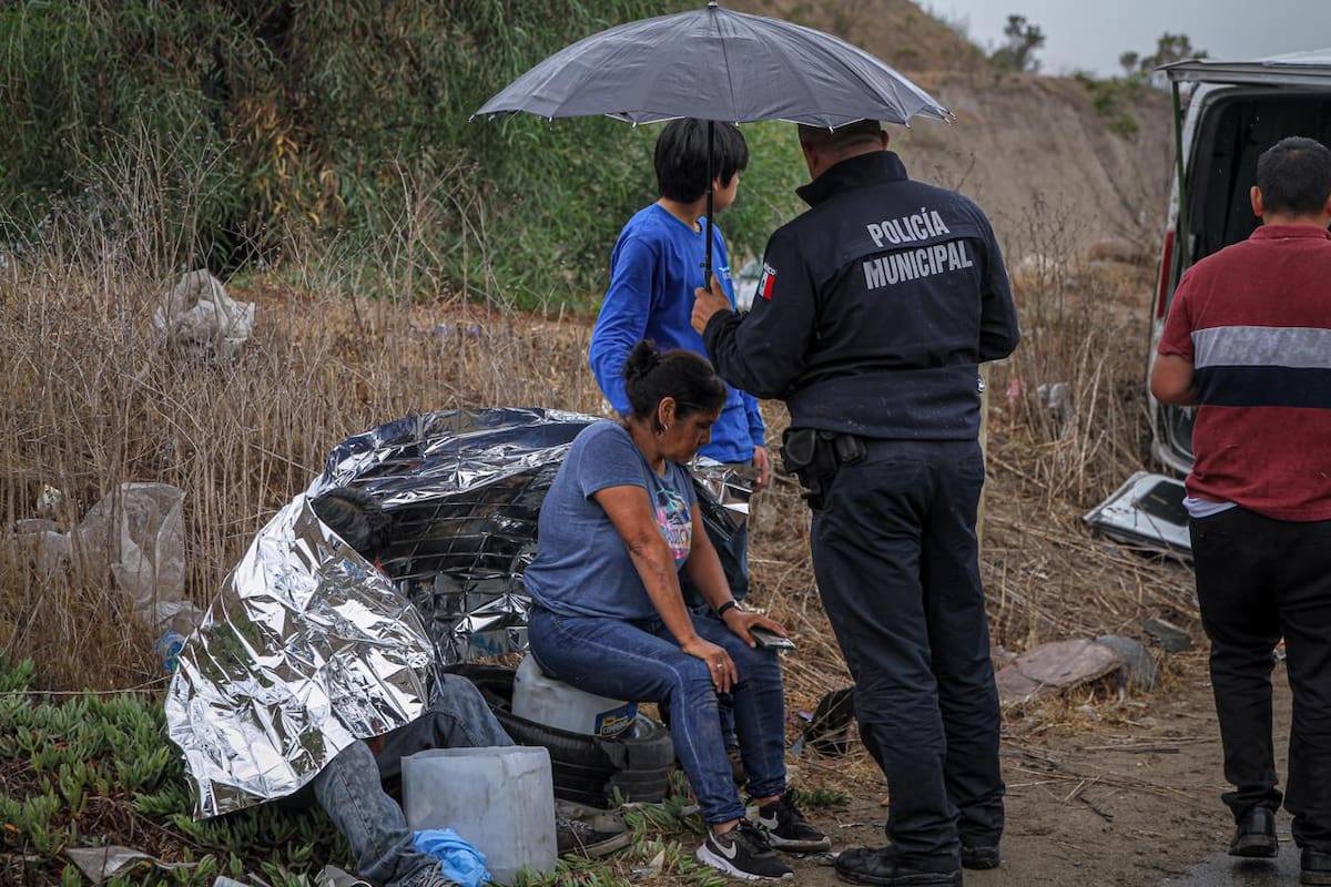 Se presume que al menos cuatro personas resultaron lesionadas sin encontrarse en condición grave. Foto: Border Zoom