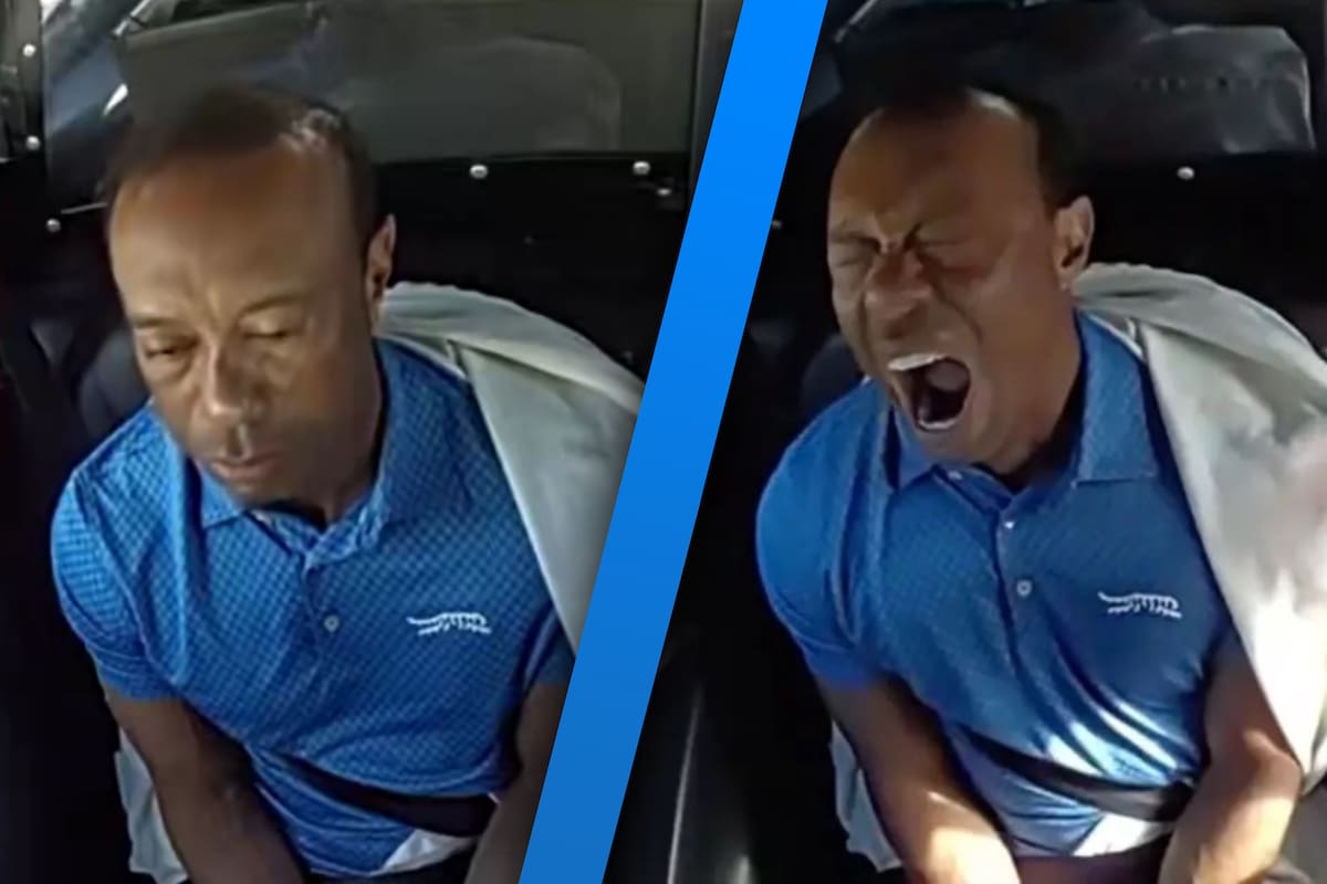 Revelan video del arresto de Tiger Woods: Afirma que hablaba con el presidente tras el accidente