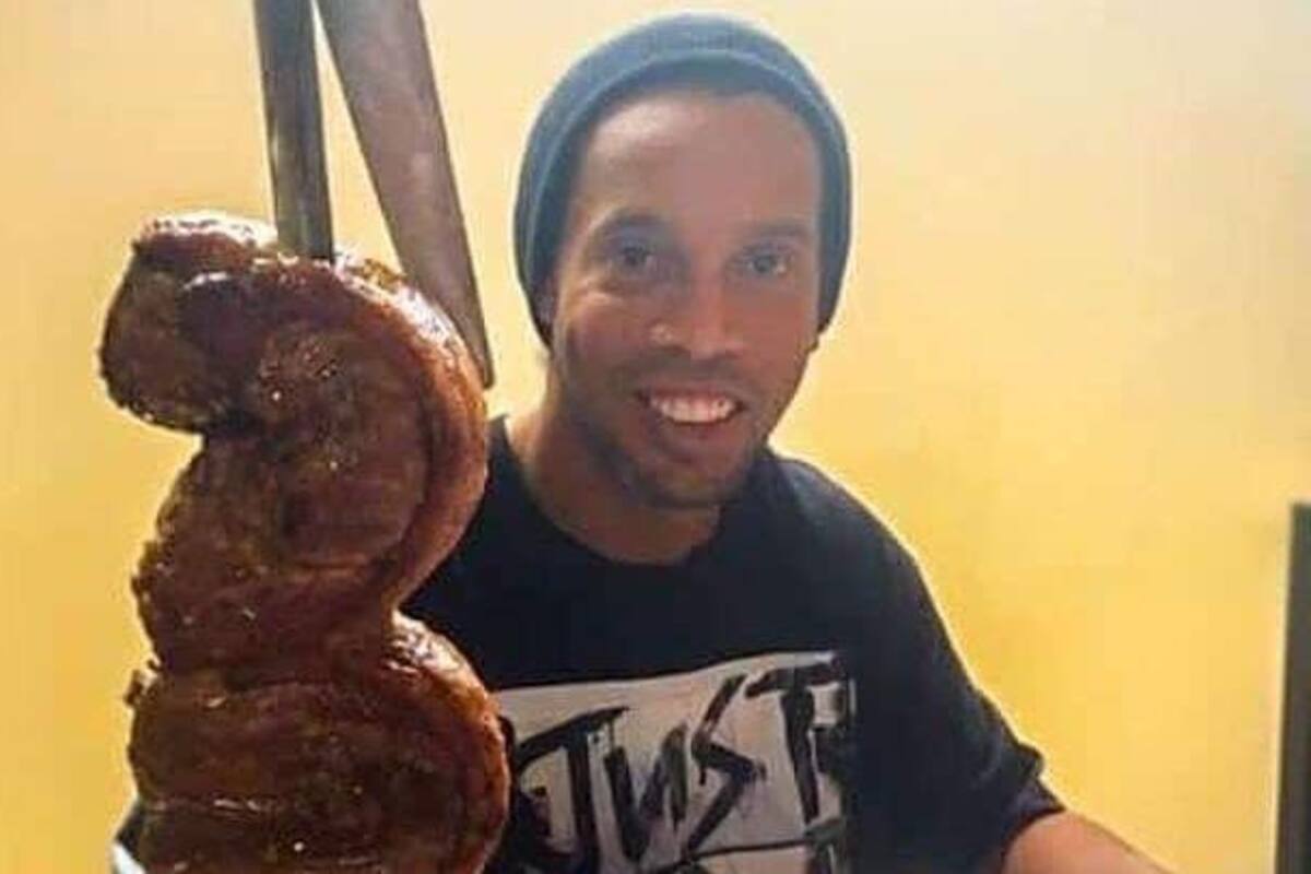 Con un gran asado festeja Ronaldinho su cumpleaños en prisión
