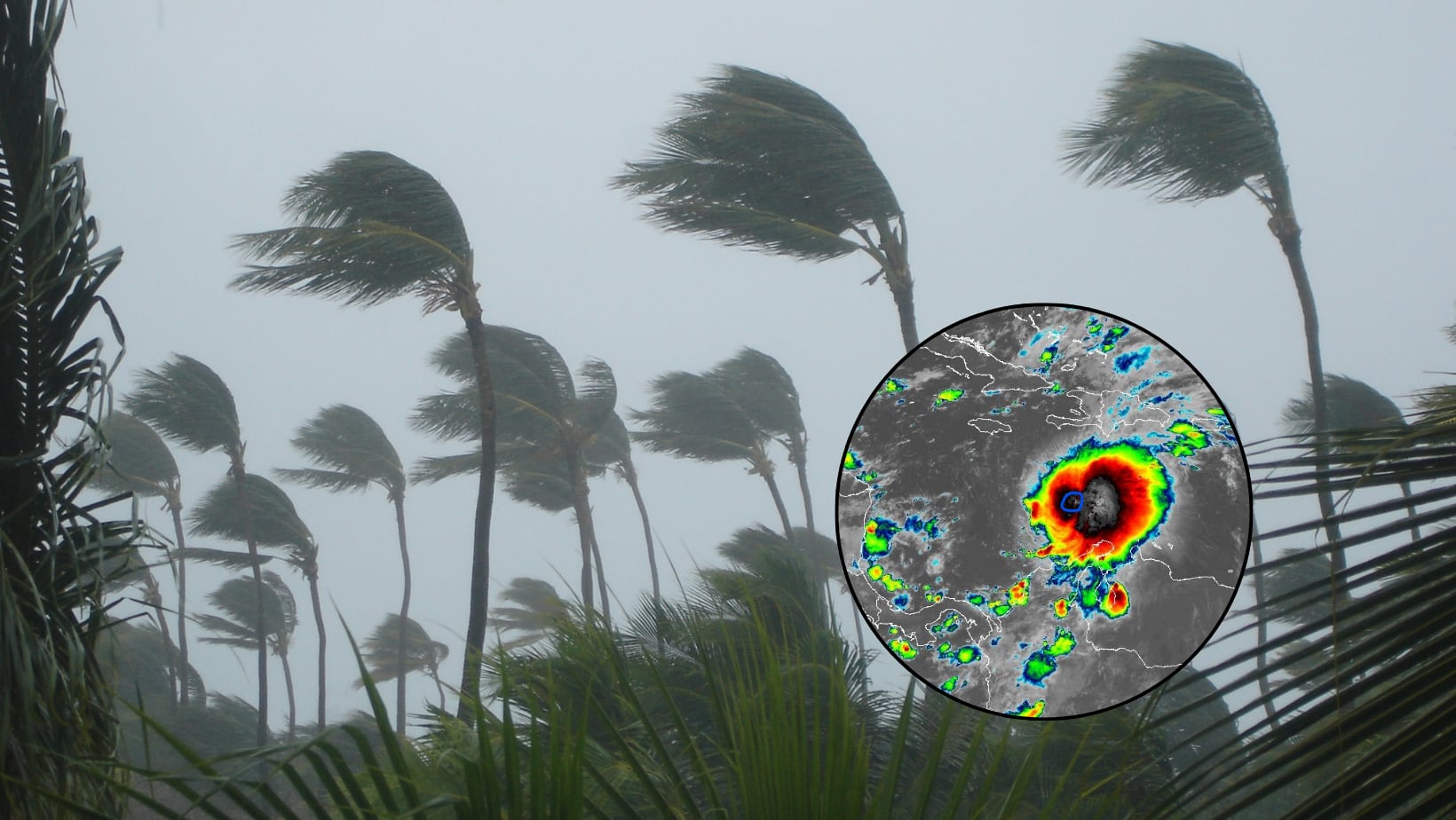 Tormenta tropical Melissa avanza por el Caribe y podría convertirse en huracán categoría 4. Foto: Canvas y Conagua