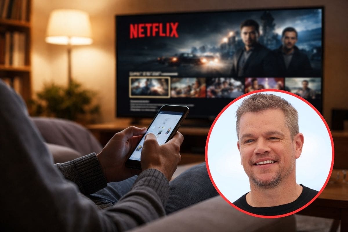 Matt Damon alerta sobre el “efecto Netflix”: cómo el uso del celular está cambiando los guiones de cine y series en la era del streaming