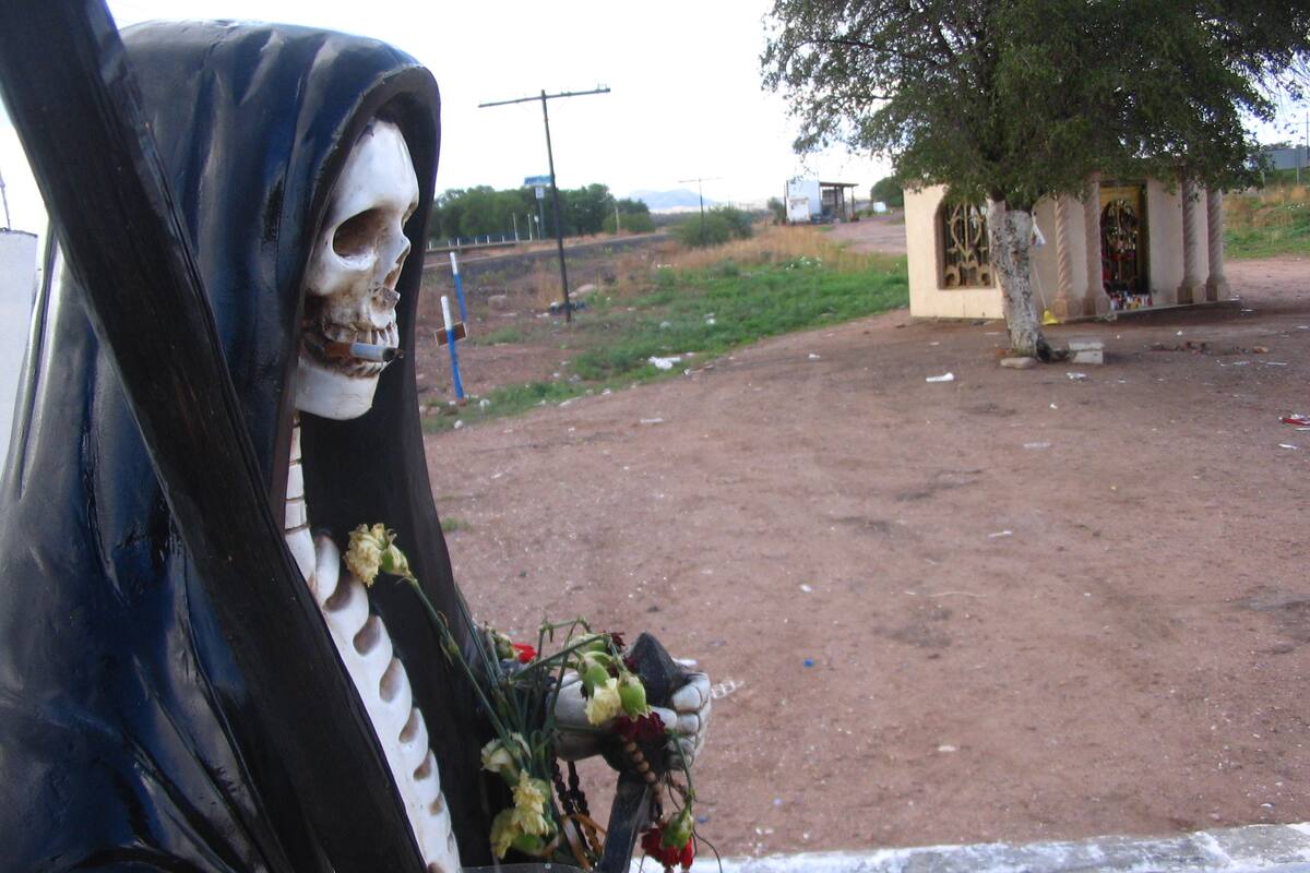Le dan varios balazos a hombre en capillas de la “Santa Muerte” de Nogales