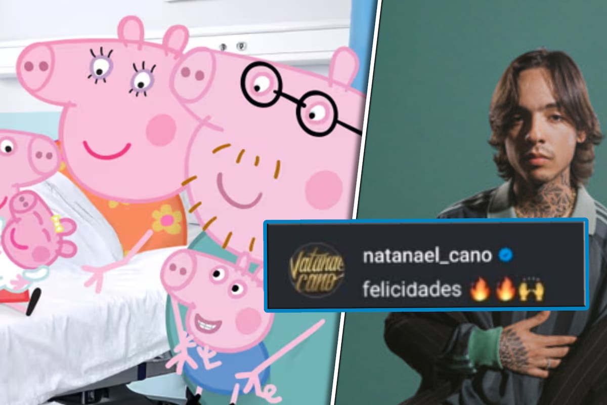 Natanael Cano celebra el nacimiento de la hermana menor de Peppa Pig
