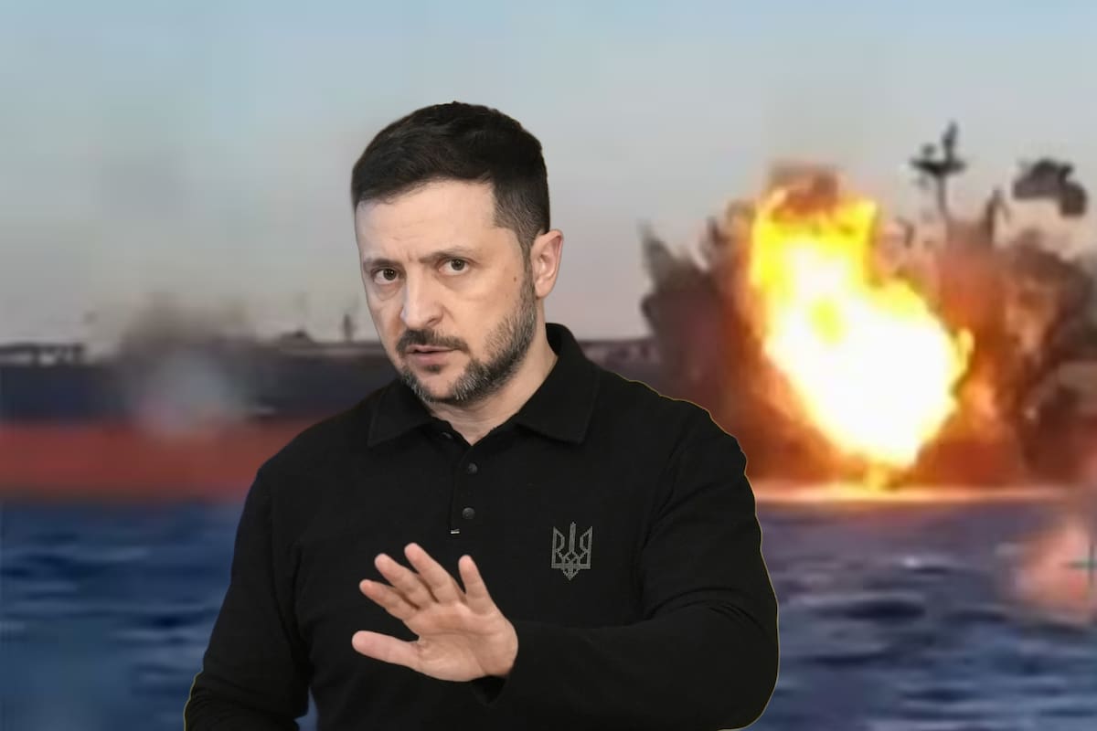 Ucrania destruye con drones una terminal de carga de oleoducto kazajo en puerto ruso