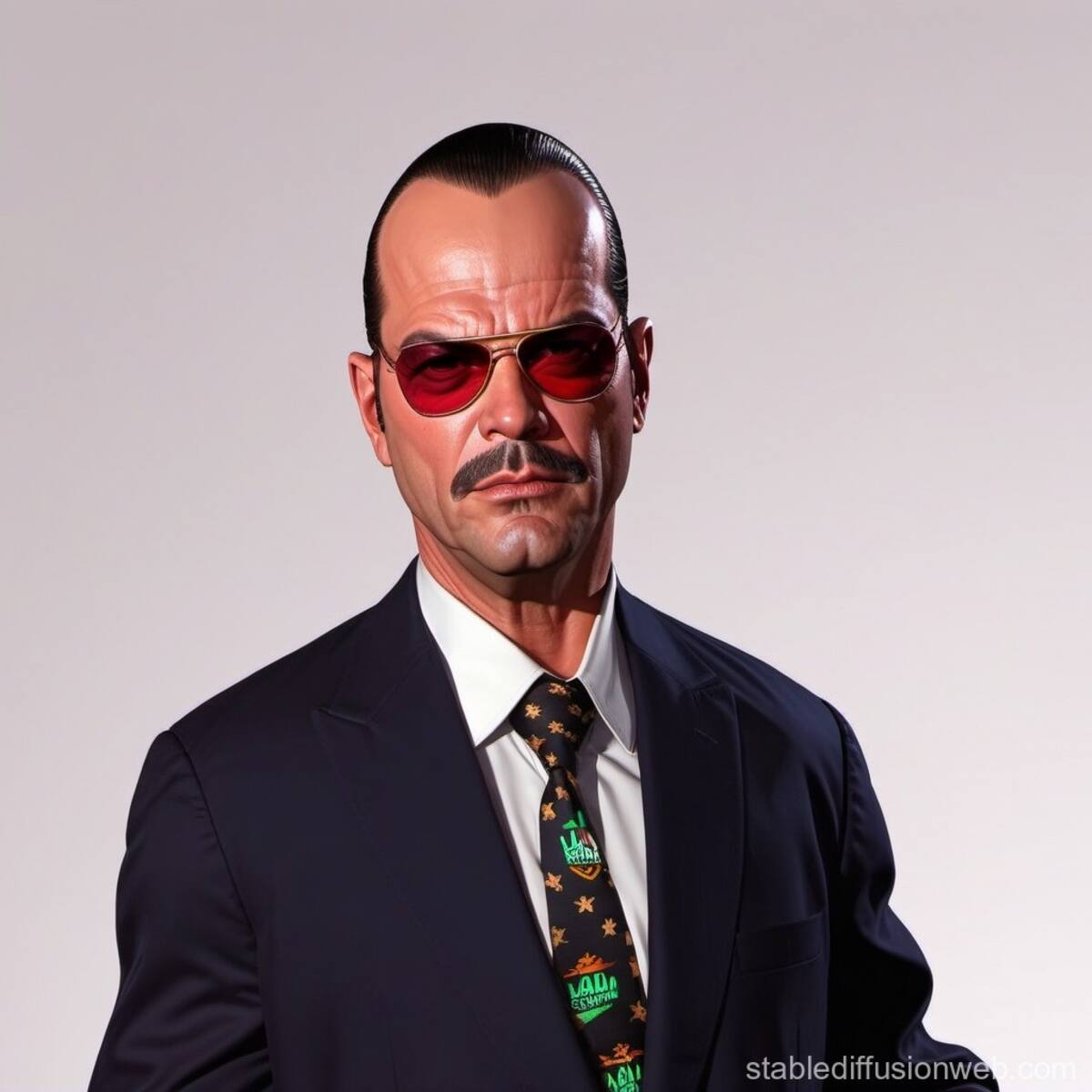 Ricardo Salinas Pliego ha sido recreado como un personaje de GTA con ayuda de la Inteligencia Artificial