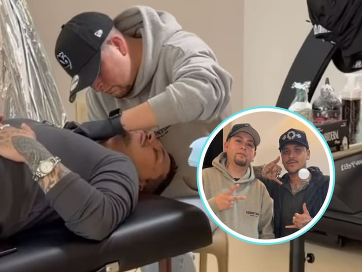 Christian Nodal presume nuevo tatuaje y aseguran que estaría dedicado a Ángela Aguilar