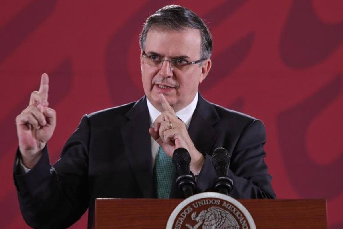Declaraciones de Ebrard sobre acciones que promete EU ante el narco