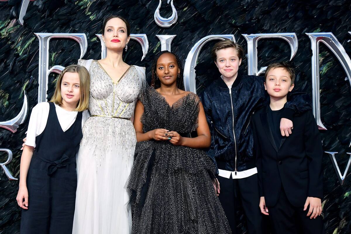 Angelina Jolie sana a su familia