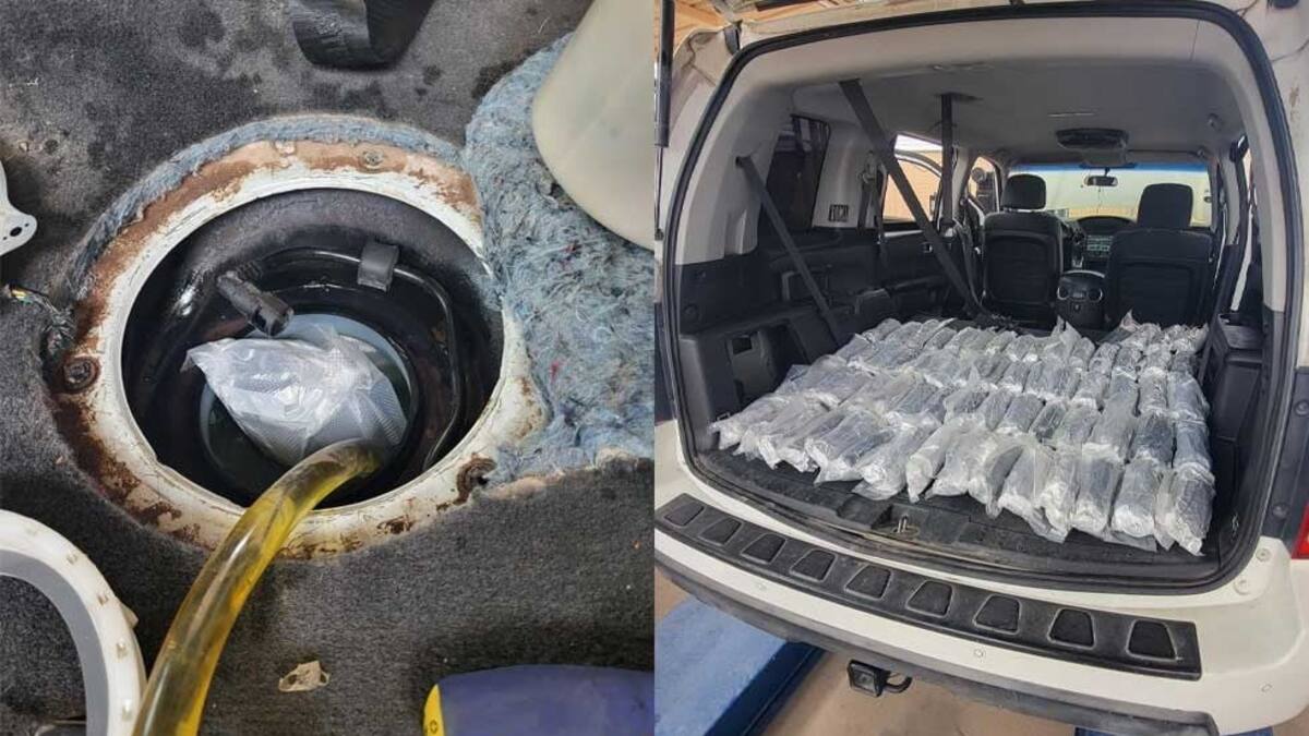 Mexicana intenta ingresar a Texas 30 kilos de metanfetaminas en el tanque de gasolina
