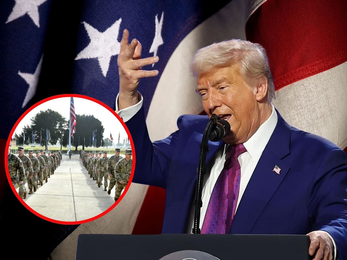 Donald Trump organiza desfile militar en Washington para el 14 de junio, su cumpleaños 79. Costará hasta 45 millones de dólares y conmemorará los 250 años del Ejército de EEUU.| Crédito: EFE/AP