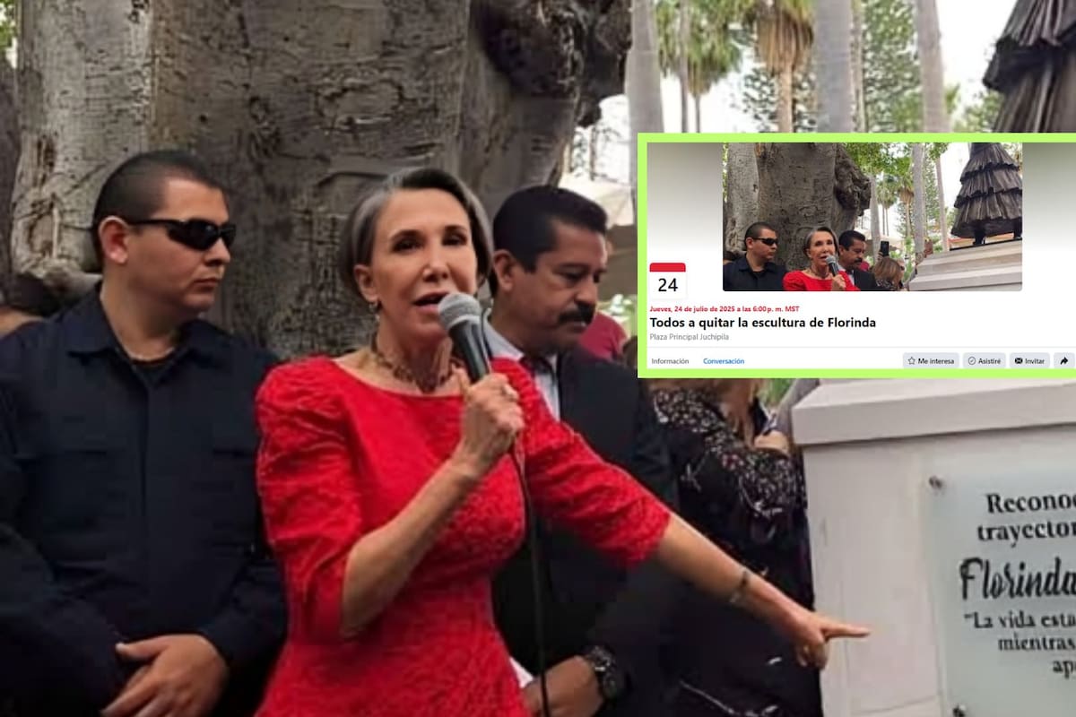 Exigen retirar estatua de Florinda Meza en su natal Juchipila, Zacatecas