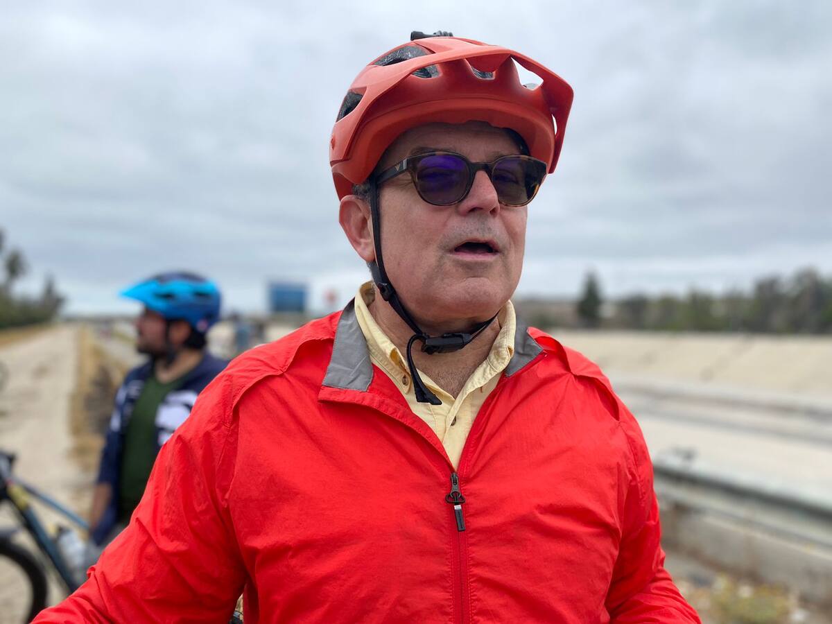 Tomás Pérez Vargas, líder del Eje de Movilidad y encargado de la iniciativa de la ciclovía.