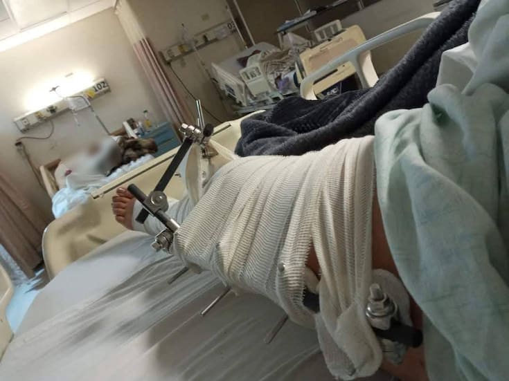 Paola lucha por volver a caminar