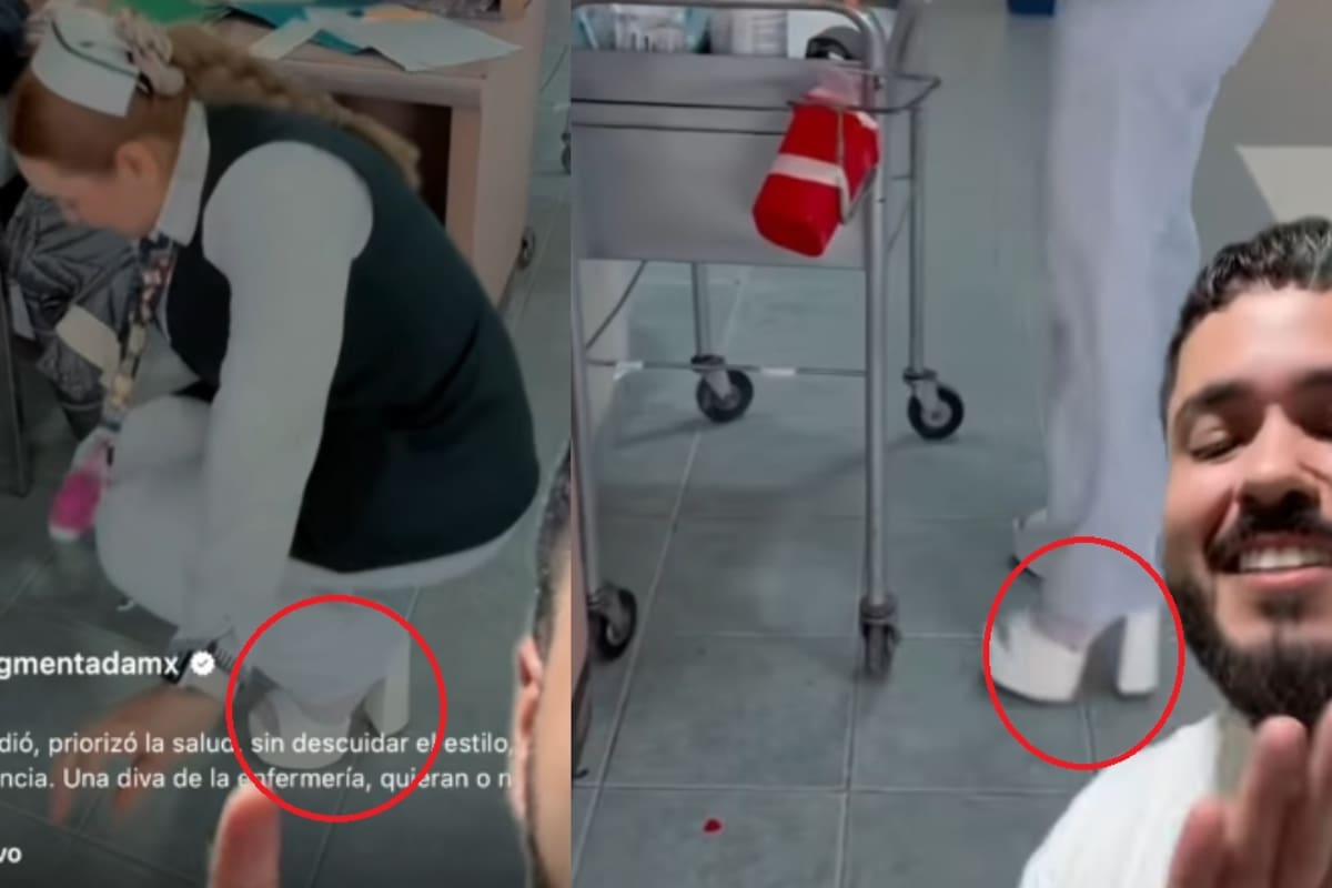 “Canalizó, atendió y priorizó la salud… sin descuidar la elegancia”: Enfermera del IMSS se vuelve viral por usar tacones mientras trabaja