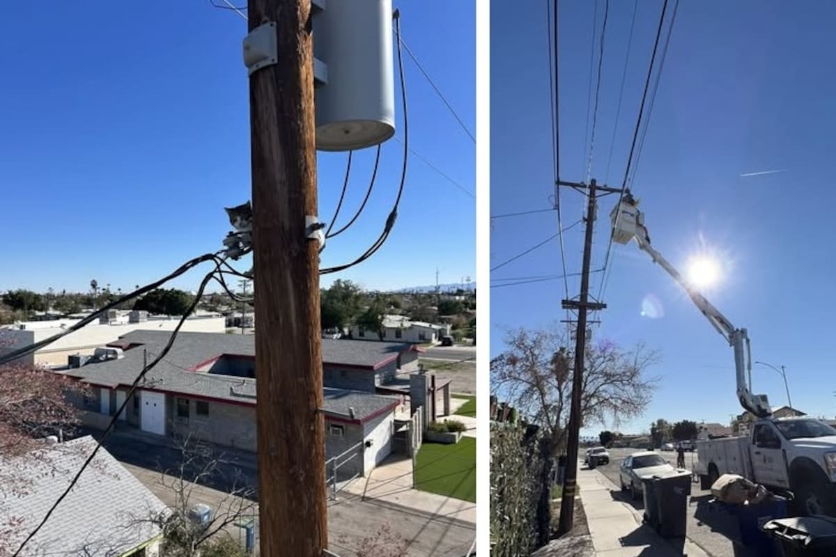 Gatito en apuros moviliza a cuadrillas del IID en Calexico