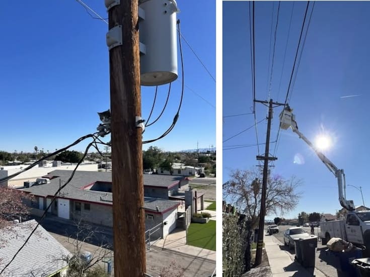 Gatito en apuros moviliza a cuadrillas del IID en Calexico