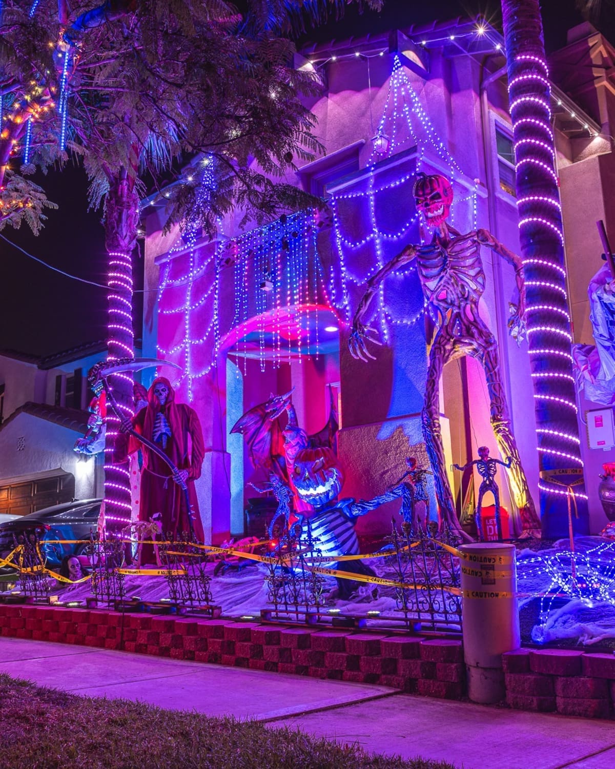 Las casas de esta calle, y de las calles aledañas, destacan por sus impresionantes decoraciones. Foto: Cortesía