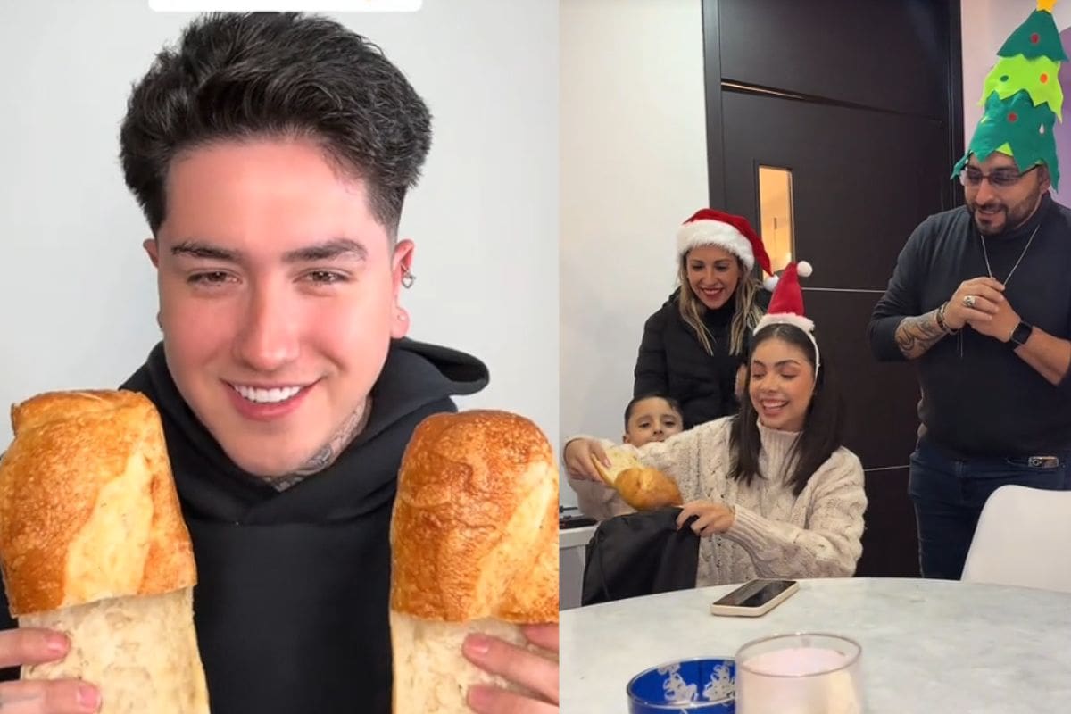Influencer le regala unas pantuflas hechas con pan a su novia y se hace viral