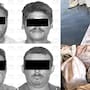 Cuatro personas detenidas frente a las costas de Michoacán con 650 kilos de cocaína y 2 mil 548 litros de hidrocarburo reciben una sentencia de 19 años seis meses de prisión tras la investigación de la FGR