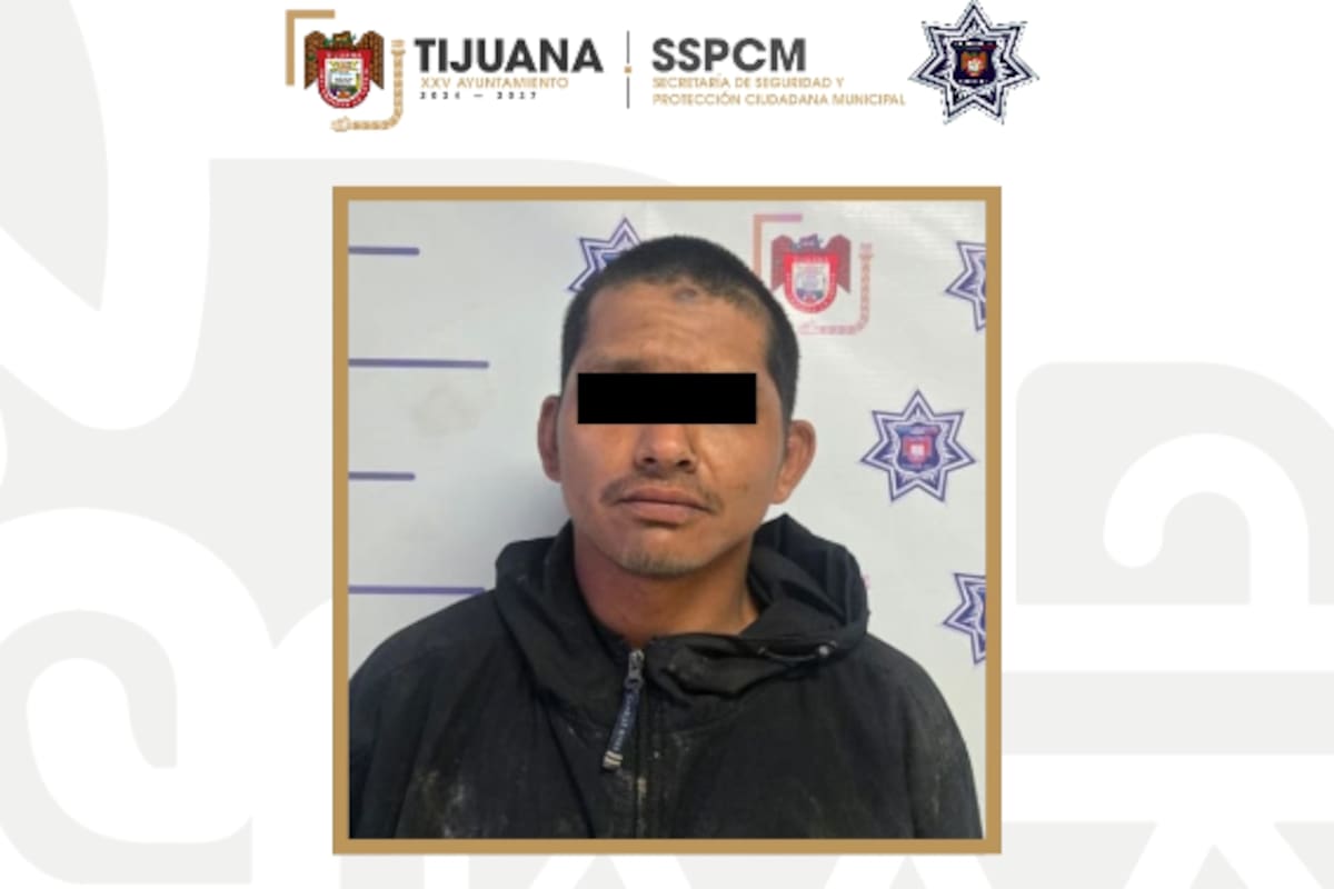 Detienen a hombre por allanamiento en CBTIS 278 de Tijuana; tenía antecedentes delictivos