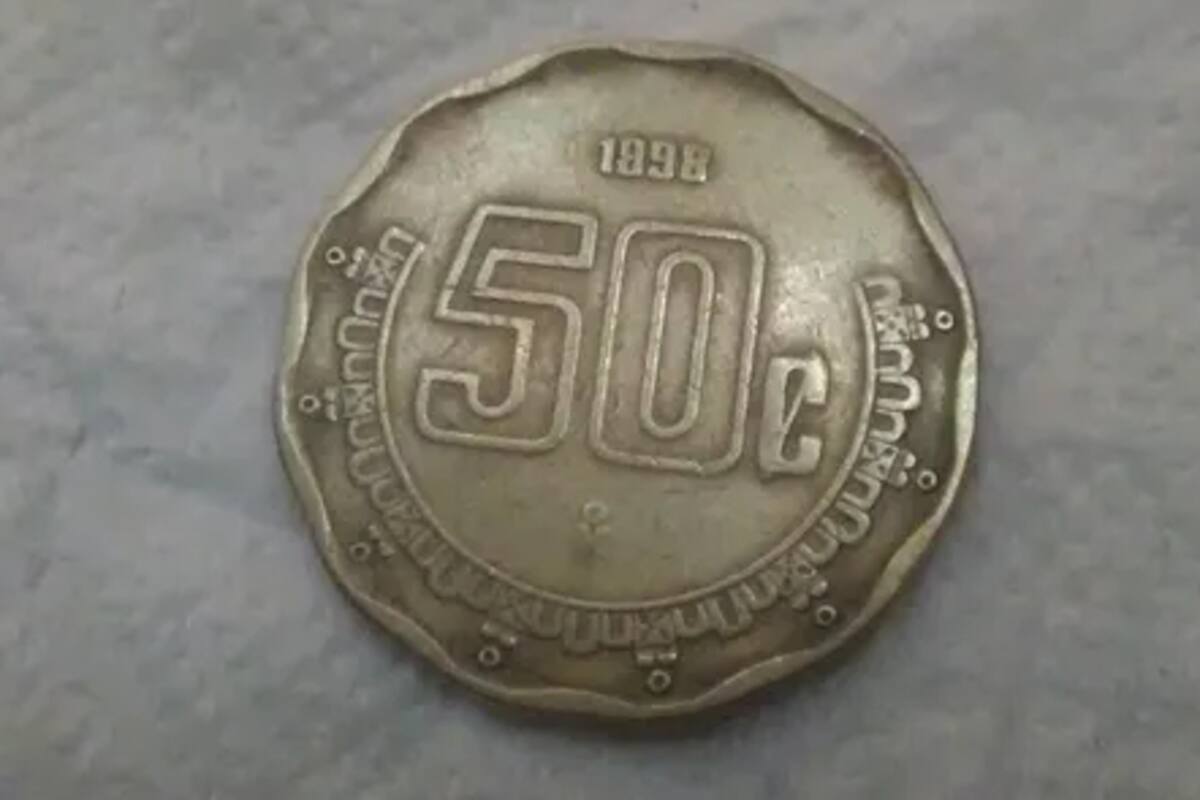 ¿La tienes? Moneda de 50 centavos se vende en Mercado Libre en 23 mil pesos por esta razón