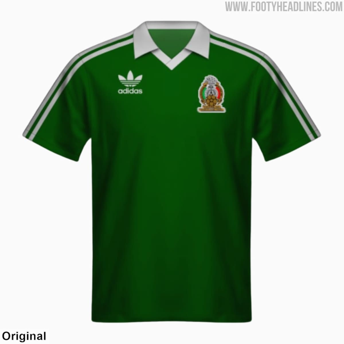 Footy Headlines filtró el supuesto nuevo uniforme de la Selección Mexicana para el siguiente año.