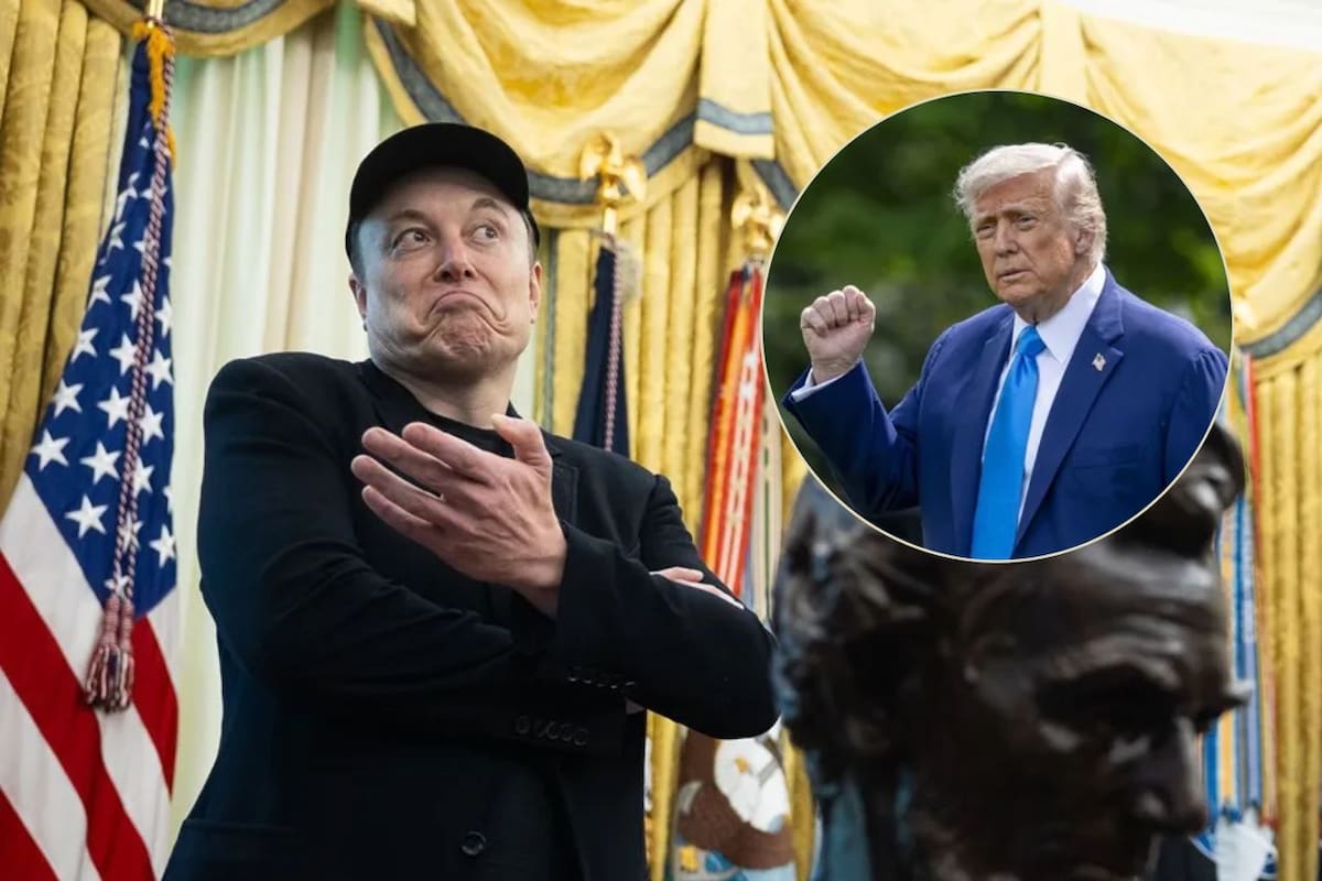 Donald Trump cuestionó en privado si el comportamiento de Elon Musk está relacionado con su consumo de ketamina. Fotos: EFE