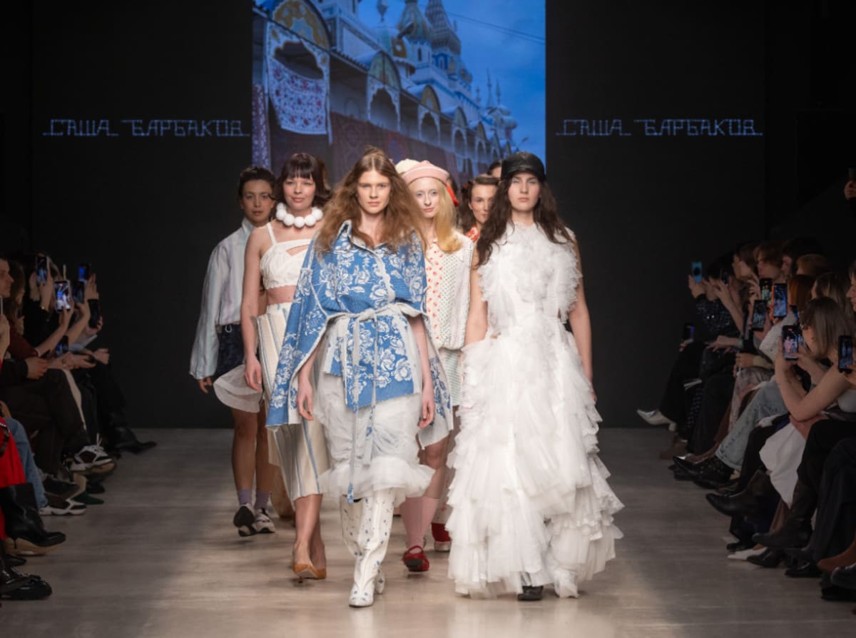 Sasha Barbakov en la Moscow Fashion Week