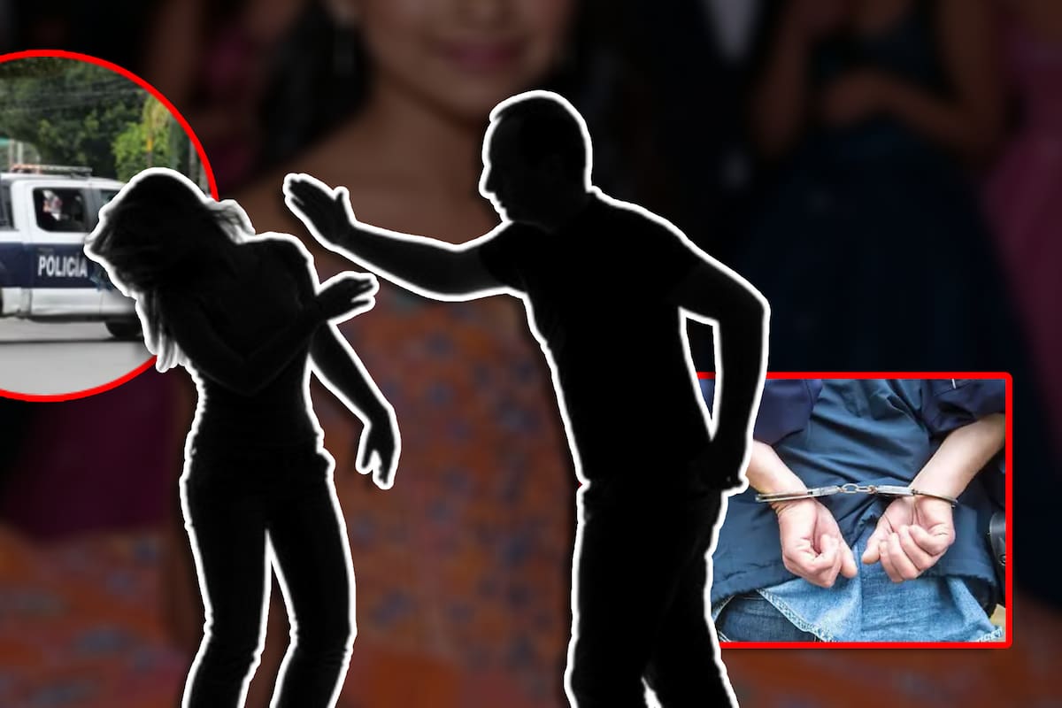 En plena fiesta de XV años de su hija, hombre termina detenido por agredir a su esposa