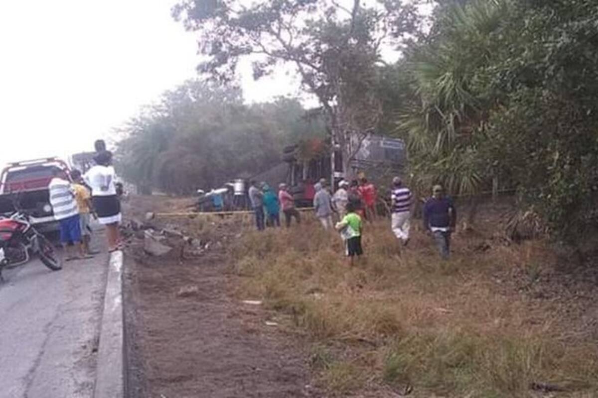Accidente vial tras evento de AMLO en Veracruz deja 8 lesionados