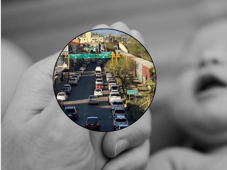 Bebé de 2 meses fallece en choque en Nogales