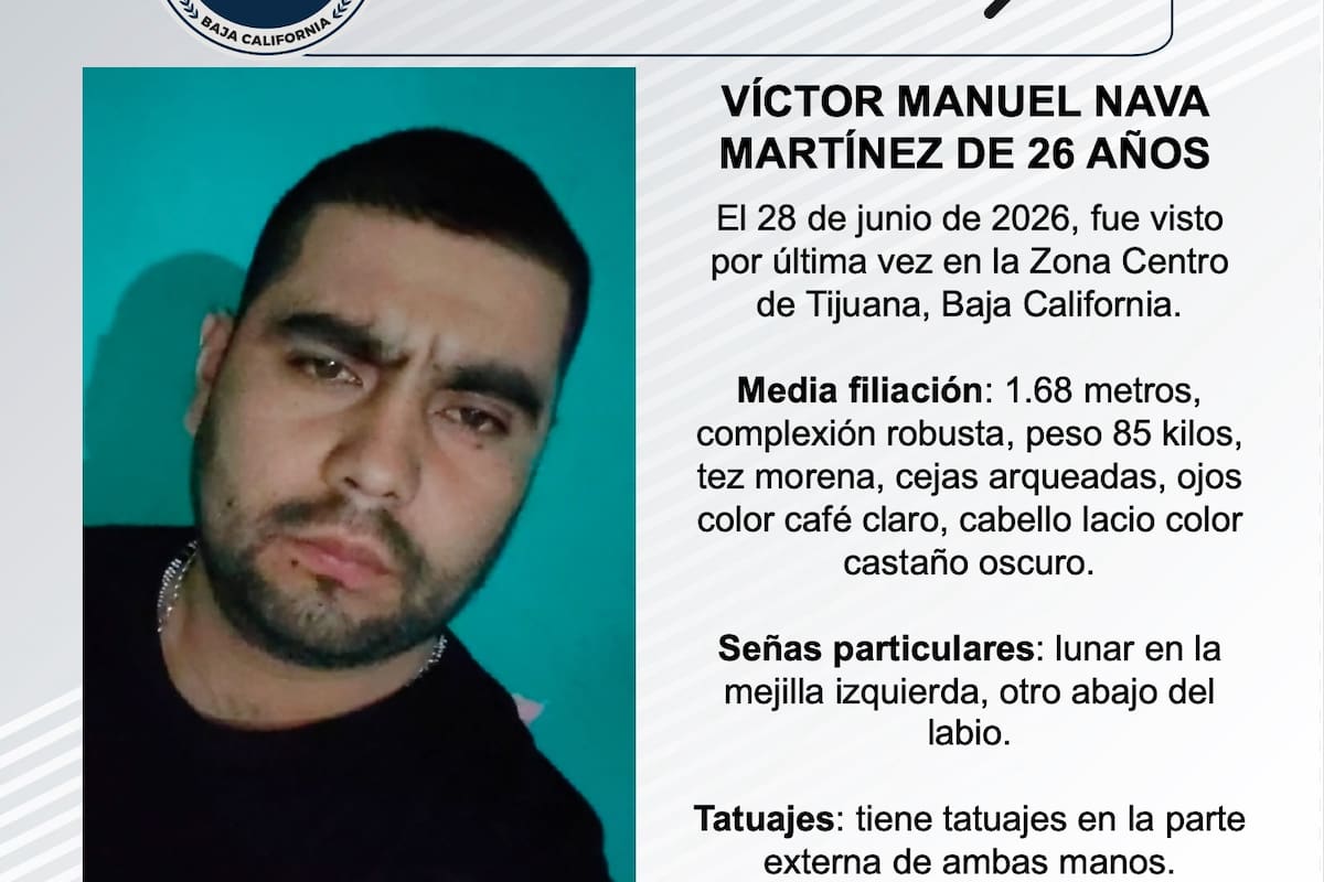 Se busca Víctor Manuel Nava Martínez de 26 años