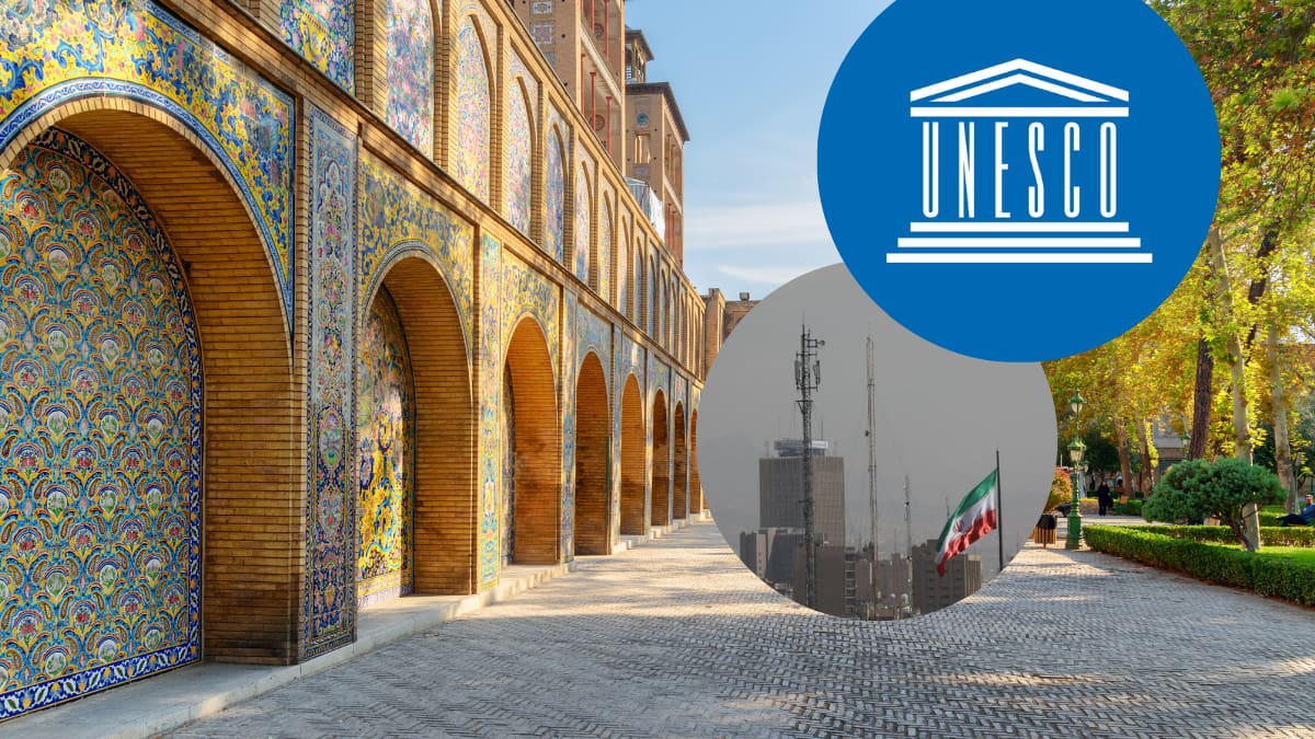 La Unesco manifiesta su preocupación ante el deterioro de sitios del patrimonio cultural en Medio Oriente tras los impactos registrados en el histórico Palacio de Golestán por los recientes ataques en Irán